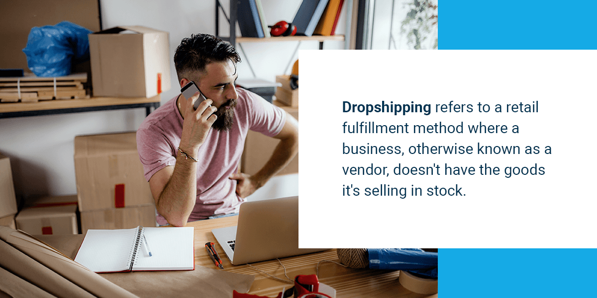 Dropshipping business model