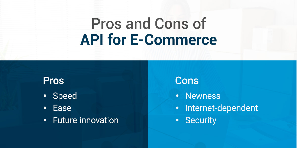 Pros and Cons of API for E-Commerce