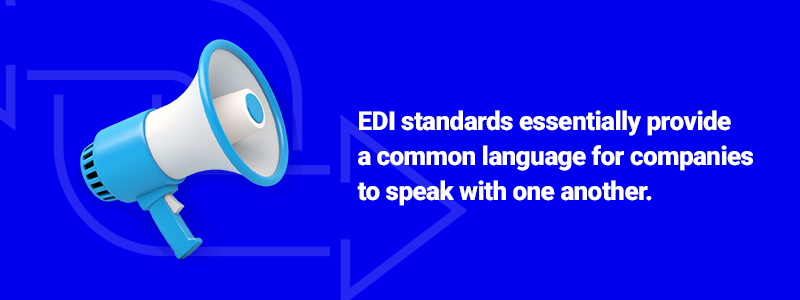 common language of edi standards